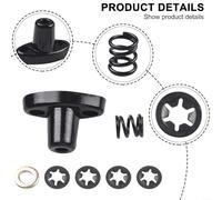 Aluminum Sun Visor Repair Bracket Kit for Jeep TJ For Wrangler 1997 2002 Compatible Replacement with Full Hardware Set for Secure Fit