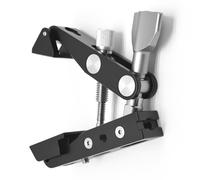 Aluminum Super Clamp 1/4 3/8 Screw Holes Mount Adapter For Photography Stand And Umbrellas With Slip Proof Rubber Pad