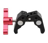 Aluminum Super Clamp Mount Holder Adapter With 1/4inch 3/8inch Thread For Monitor LED Flashlight Camera Tube Bracket Photography Equipment Grip Clamp