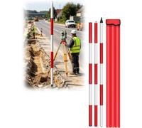 Aluminum Survey Pole For Construction And Engineering(300cm/118.1inch)