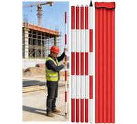 Aluminum Survey Pole for Construction & Engineering(Thick,196.85 inch/500 cm)