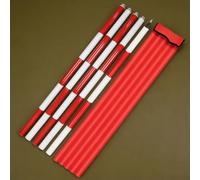 Aluminum Survey Pole - Sectional Prism Rod with Steel Tip for Surveying | Aluminum Survey Pole with Steel Tip - Durable Sectional Rod for Accurate Land Surveying and Construction Layout