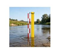 Aluminum Surveying Rod, Telescoping Measuring Stick for Land Surveying, Construction Tool with Carry Bag, Portable Range Pole for Accurate Measurements