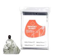 Aluminum Survival Blanket - Double Sided Thermal Blankets | Camping Safety Supplies | Emergency Protection for Marathon, Hiking, Car Breakdown Outdoor