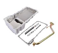 Aluminum Swap Retrofit Engine Oil Pan Compatible With GM LS1 LS2 LS3 LS6 Engines 302-1 W/Pickup Tube, Bracket Plate & Gasket