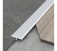 Aluminum T-Bar Threshold Profile 90cm - 3 Pack, Silver, 60mm H Trim for Safe Home & Office Access, Perfect for Doorways & Walkways, Durable & Slip-Resistant