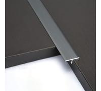 Aluminum T-Molding Edging Strip for Seamless Floor Transitions, Ideal for Wood, Laminate, Tile & Cement Floors - Durable Door Strip & Divider Solution