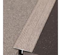 Aluminum T Molding Floor Transition Strip,Floors Divider Strips,T-Shaped Wood Grain Design Transitions,for Laminate Flooring Planks(Style a,3.3CM*0.9M*3 Pieces)