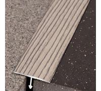 Aluminum T Molding Floor Transition Strip,Floors Divider Strips,T-Shaped Wood Grain Design Transitions,for Laminate Flooring Planks(Style a,2CM*0.9M*3 Pieces)