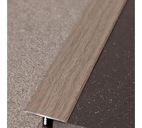 Aluminum T Molding Floor Transition Strip,Floors Divider Strips,T-Shaped Wood Grain Design Transitions,for Laminate Flooring Planks(Style C,3.3CM*0.9M*3 Pieces)