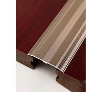 Aluminum T Molding Floor Transition Strip, Laminate Flooring, Floor Transition, for Doorways/Wheelchairs/Door Reducer(Rose gold,90cm/35.1in)