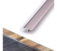 Aluminum T Molding Transition Strip, Easy to Cut for Seamless Floor Gap Bridging in Living Bathroom Areas