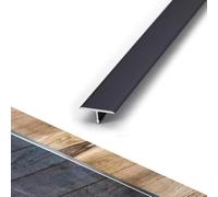 Aluminum T Molding Transition Strip for Seamless Floor Gap Bridging in Living Areas and Bathrooms, Easy to Cut and Install