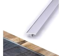 Aluminum T Molding Transition Strip for Seamless Floor Gap Bridging in Living Areas and Bathrooms, Easy to Cut and Install