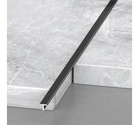 Aluminum T Molding Trim & Floor Transition Strips - Flat Divider for Door Thresholds & Laminate Flooring Gaps - Durable Flooring Solution for Seamless Joins