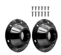 Aluminum Table Leg Base Mounts 2PCS for RV and Boat Tables, Strong Support Brackets Compatible with Caravans and Trailers for Stable Use (Black )