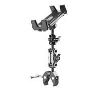 Aluminum Tablet Holder Stand Phone Clip Holder Rotatable Cantilever Home Desktop Folding Bracket For Tablet Metal Phone Stand With Clamp