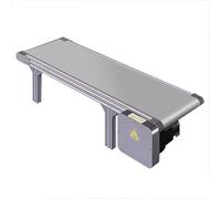 Aluminum Tabletop Conveyor Belt L100CM Silent Motor Adjustable Ideal for Assembly Line Transport Transmiss Belt for Food Industry Heavy Du Design