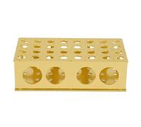 Aluminum Test Tube Rack Holder Stand Durable Laboratory Equipment with Multiple Hole Sizes 8mm 12.3mm 18mm 30mm for Chemistry Biology Experiments Scientific Research