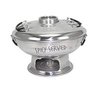 Aluminum Thai Hot Pot Tom Yum Serving Bowl 22 Cm.