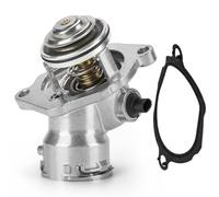 Aluminum Thermostat & Housing Assembly W/Sensors Upgrade for Mercedes-Benz C230 C250 C280 C350 E280 E300 E350 ML350 ML450 R350 S400 SLK280 SLK300 SLK350 - Replaces 2722000115 2722000415 TM45100D