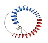 Aluminum Thread Inspector Gauge Set, 26-Piece Removable Nut and Bolt Size Identification Tool with Dual-Sided Red/Blue Oxide Coating for Metric & Imperial Threads