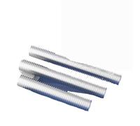 Aluminum Threaded Rod Full Thread Bar Fully Stud(M8 x 80mm (2Pcs))