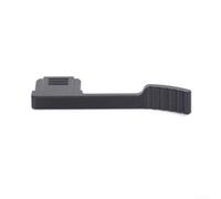 Aluminum Thumb Grip for GR4 Camera Silver Finger Rest for GR4 Compact Ergonomic Handle for GR4 Street Photography 7x3.4cm Aluminum Grip for GR4 Stability Alloy Thumb Rest for GR4 Control Travel(Black)