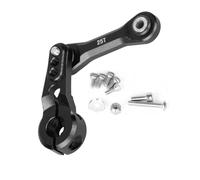 Aluminum Tie Rod & 25T Servo Horn for 1/8 Arrma Typhon Kraton Talion Outcast Notorious 6s Blx,1/7 Limitless Infraction Mojave 6s Blx,Upgrades Part Fixed Link Steering 25t Servo Arm,Black