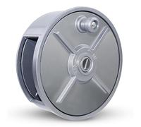Aluminum Tie Wire Reel Coil Holder - Lightweight & Durable Wire Holder with Ergonomic Rewind Knob, Smooth Operating Wire Reel Dispenser, Sturdy Aluminum Reel with Built-in Belt Loops for Construction