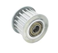 Aluminum Timing Pulley,1pc Tooth Belt Idler 5M 40T With/without Teeth 16mm/21mm/27mm Width 10/15/17/20/25mm Bore Bearing(10mm,With teeth 16mm)