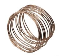 Aluminum Training Wire for Bonsai Artists to Guide Stem and Limb Orientation Without Damage to Bark or Cambium Layer (1pc brown)