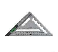 Aluminum Triangle Ruler 279mm Precise Graduations(silver)