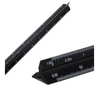 Aluminum Triangular Scale Ruler For Architects & Engineers - Solid Aluminum Ruler For Students, Draftsmen