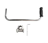 Aluminum Trimmer Grip Handle for Lawn Mowers and String Trimmers - Ergonomic 15-Inch Adjustable Handle Reduces Back Strain, Increases Comfort & Con