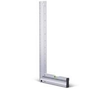 Aluminum Try Mitre Square, 90 Degree Engineers Square, Right Angle Steel Ruler With Spirit Level, Aluminum Set Framing Square Carpentry, for Woodworking Carpenters