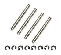 Aluminum TT-02B Front Rear Uprights Steering Arms Shocks Damper Stay Compatible With Tamiya TT02B Upgrades Parts 1/10 RC Buggy Chassis 54558(Pin Set)