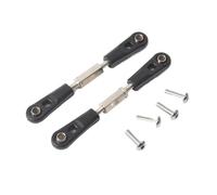 Aluminum TT-02B Front Rear Uprights Steering Arms Shocks Damper Stay Compatible With Tamiya TT02B Upgrades Parts 1/10 RC Buggy Chassis 54558(Steering Tie Rod)