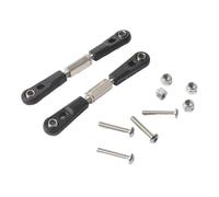 Aluminum TT-02B Front Rear Uprights Steering Arms Shocks Damper Stay Compatible With Tamiya TT02B Upgrades Parts 1/10 RC Buggy Chassis 54558(Rear Upper Tie Rod)