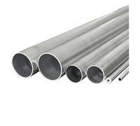 Aluminum Tube 6063 Hollow Straight Aluminum Pipe Aluminum Alloy Round(50x40x5mm,20cm)