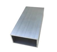 Aluminum Tube 6063 T5 Aluminium Square Pipe Rectangular tubing Profile(495MM X 1PCS_20X120X2MM)