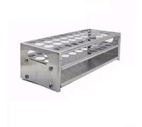 Aluminum Tube Holder Rack with 40 Holes and 3 Layer Design for 18.5-22.5mm Laboratory Tubes, Lightweight and for Long Lasting Construction(18.5mm)