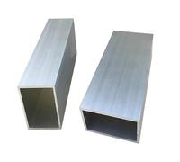 Aluminum Tube Rectangular Tube Aluminium Square Pipe Profile 30x40x50x60x70x80x100x120x150x180x200 Length 500mm Wall Thickness 1 1.2 1.5 2 3mm(495MM X 2PCS_30X40X1.2MM)