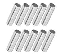 Aluminum Tube Round Straight Tubing Robot Support Tools 10Pcs Dia 14mm Lightweight Durable Structural Support for Robotics Chassis DIY Projects