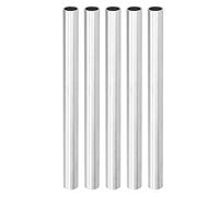 Aluminum Tube Seamless Straight Shaft Sleeve 5Pcs Lightweight Durable Structural Support for Robotics Chassis 150mm 610010120150