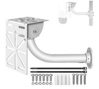 Aluminum Tube Security Camera Wall Mount - 11.8" Heavy-Duty Indoor/Outdoor Bracket with Steel Adapter, Fits Dome/IP/PTZ Cameras, Easy Installation for Home Surveillance
