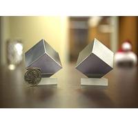 Aluminum & Tungsten Cube Set 3.81 cm (1.5 in) - One Kilo Tungsten & 150g Aluminum