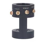 Aluminum Tungsten Electrode Sharpener Grinder Head, TIG Welding Tool, Cut Off Slot Multi Angle Offsets, 4pcs Diamond Grinding Wheels, 2pcs Connecting Rods