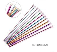 Aluminum Tunisian Afghan Crochet Hook 1PCS, 10 6 Inch for Crafting and DIY Projects (2.5mm)