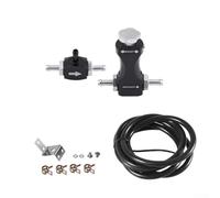 Aluminum Turbo Boost Controller for Manual Pressure Regulation - Adjustable Turbine Regulating Valve Compatible Having Automotive Decompression Valve Systems(IS BLACK)